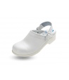 SABOT DE SECURITE CUIR BLANC