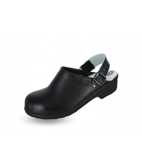 SABOT DE SECURITE CUIR NOIR