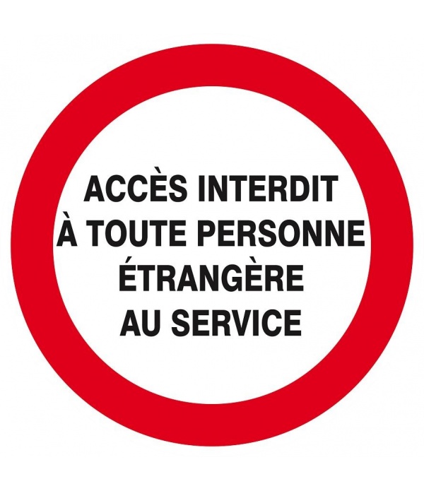 ACCES INTERDIT A TOUTE P....