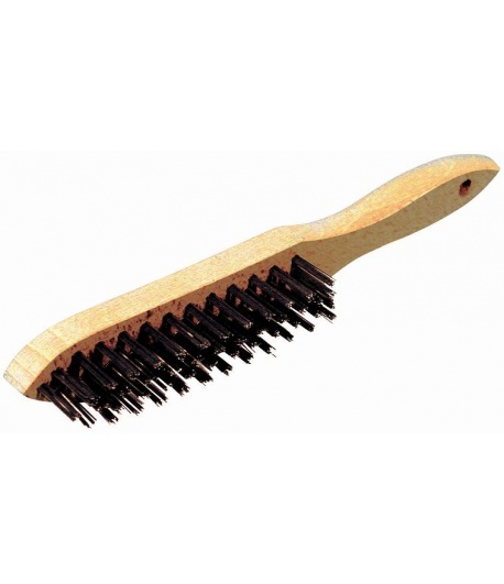 BROSSE MANCHE 4 RANGS ACIER