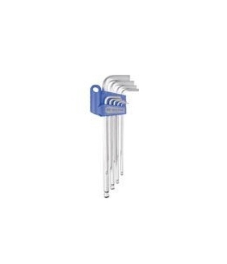 JEU DE CLES MALES 6 PANS EXTRA LONGUES