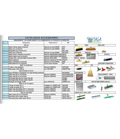 Catalogue matériels de ménage