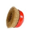 BROSSE COUPE D75 POUR MEULEUSE - ACIER LAITONNE