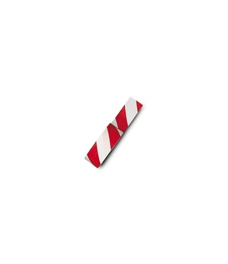 PVC PLASTIFIE ADHESIF DANGER ROUGE/BLANC