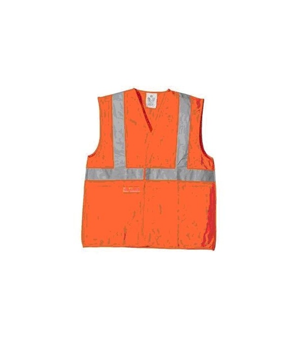 GILET HAUTE VISIBILITE ORANGE