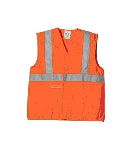 GILET HAUTE VISIBILITE ORANGE